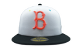 59FIFTY Brooklyn Dodgers 1955 World Series Cooperstown Side Patch Fitted Hat Grey / Black - Brim NE834
