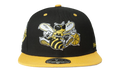 NBA Hardwood Classics Yellow Toe Fitted Cap Charlotte Hornets - Black / Yellow 6HSFSH21501 CHOBKYW