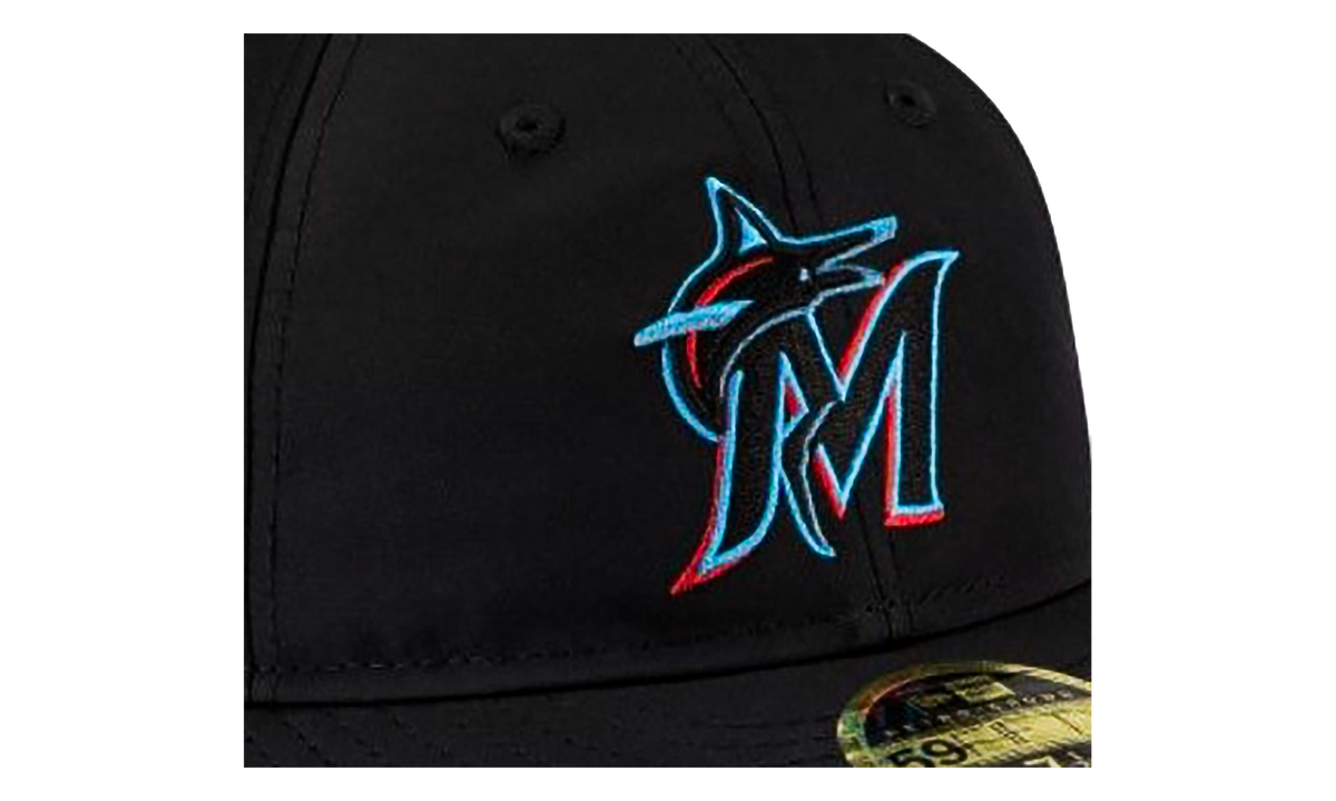 59FIFTY MLB NY19 MIA MARLINS FITTED HAT ERIC EMANUEL - Black EE415