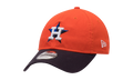 9TWENTY Houston Astros Core Classic Alt Strapback Hat Burnt Orange / Black - Brim NE661