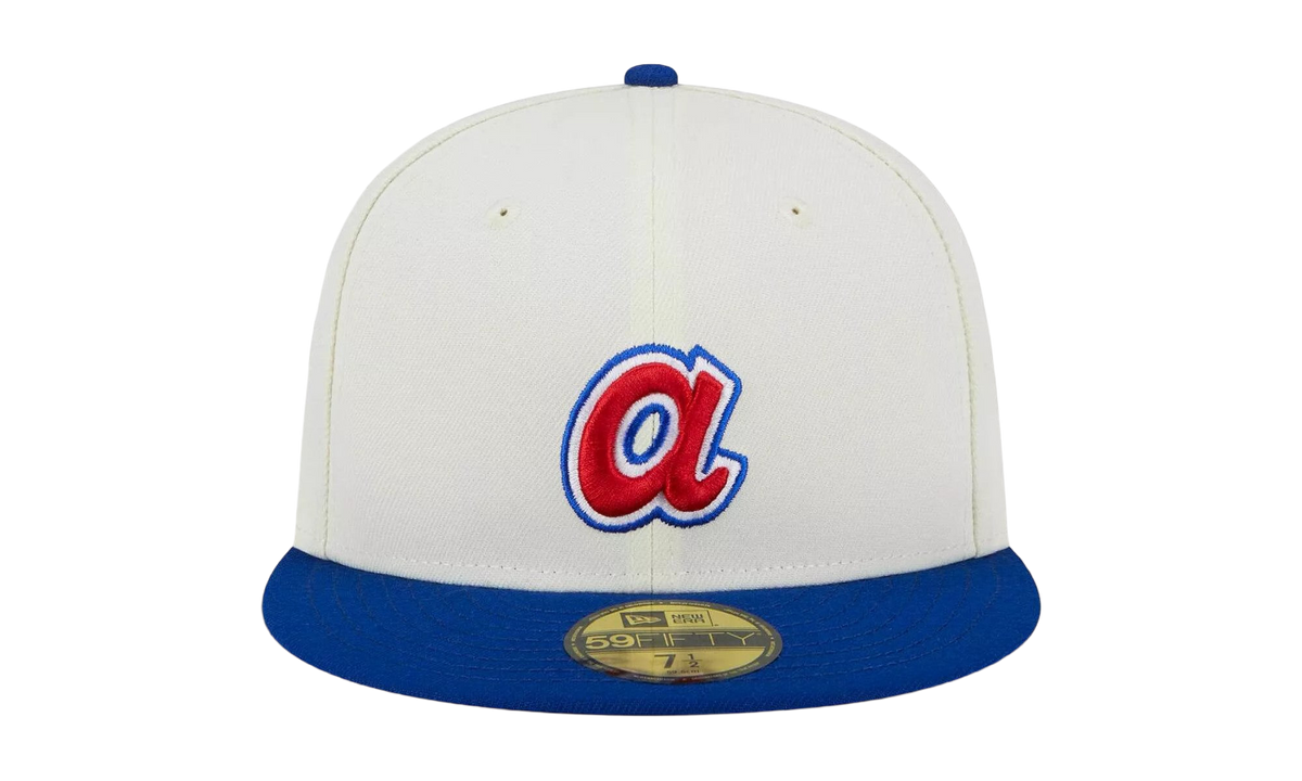 59FIFTY Atlanta Braves 2000 All Star Game Retro E1 Fitted Hat Cream / Royal Blue NE874
