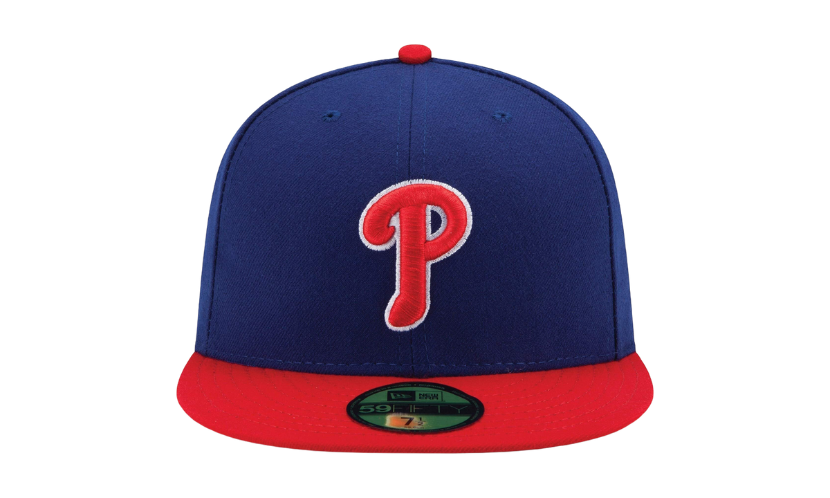 59FIFTY Philadelphia Phillies On-Field Authentic Collection Fitted Hat Blue / Red - Brim / Black - Under Brim NE968