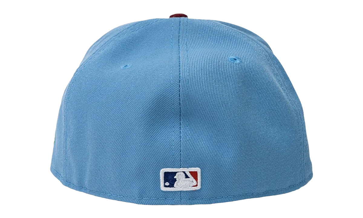 59FIFTY MLB NY YANKEES FITTED HAT ERIC EMANUEL - Sky Blue/ Wine EE424