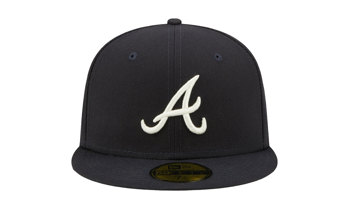 59FIFTY Atlanta Braves 1995 World Series Citrus Pop Fitted Hat Black / Green - Under Brim NE836
