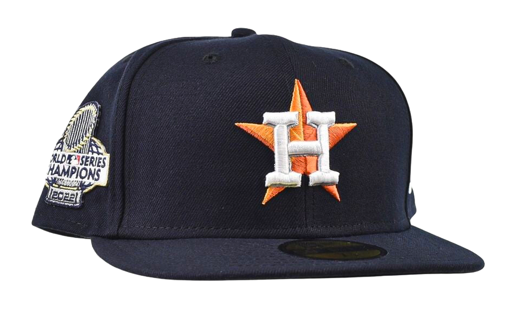 9FIFTY Houston Astros 2022 World Series Champions Strapback Hat Navy NE506