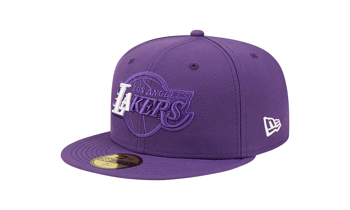59FIFTY Los Angeles Lakers Team Color Elements Fitted Hat Purple NE1039