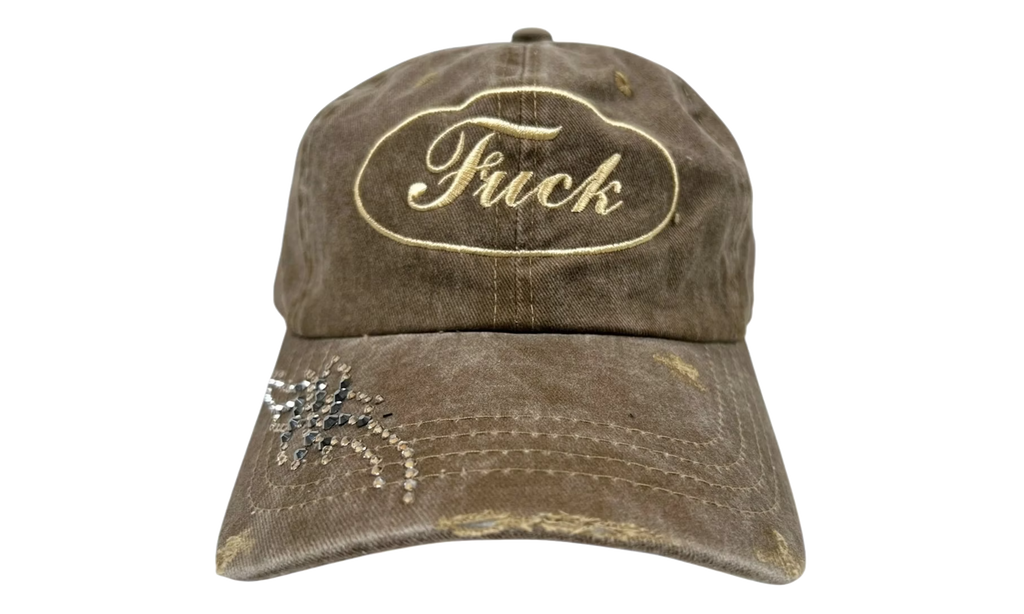 F*ck It Hat Faded Black ALMPSS26MWH03A