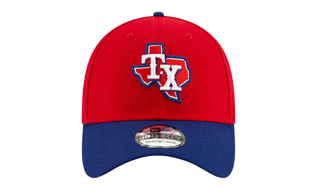 39THIRTY Texas Rangers 2020 Alt3 Team Classic Flex Fit Hat Red / Blue - Visor NE743