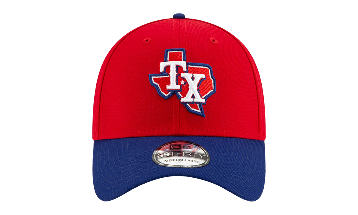 39THIRTY Texas Rangers 2020 Alt3 Team Classic Flex Fit Hat Red / Blue - Visor NE743