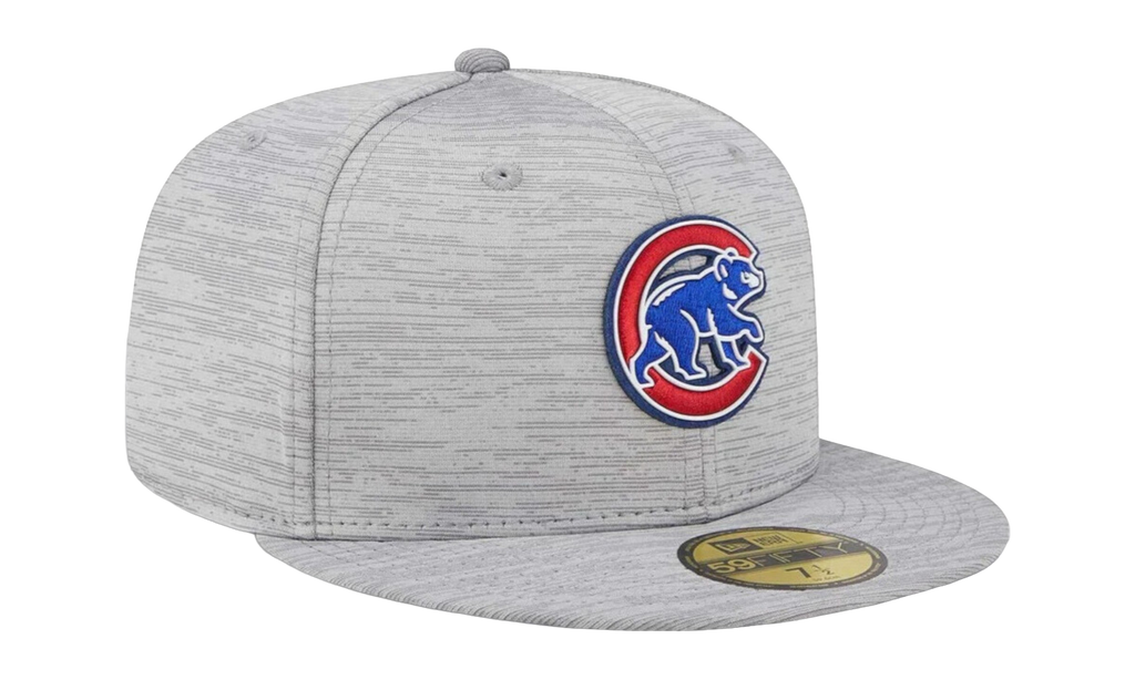 59FIFTY Chicago Cubs Clubhouse Fitted Hat Heather Gray NE862
