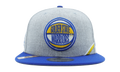 9FIFTY Golden State Warriors 2019 Draft Snapback Hat Heather Gray / Blue - Brim NE753