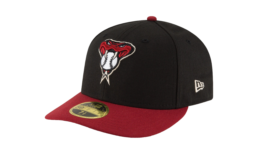 59FIFTY Arizona Diamondbacks 2017 Low Profile Authentic Fitted Hat Black / Red - Brim NE964