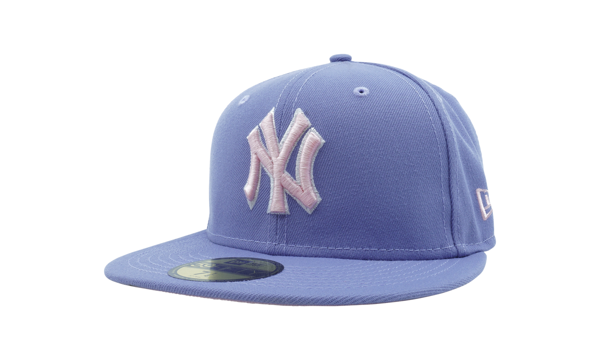 59FIFTY New York Yankees 2009 World Series Fitted Hat Lavender NE1071