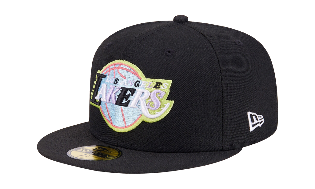59FIFTY Los Angeles Lakers Color Pack Fitted Hat Black / Gray - Under Brim NE864