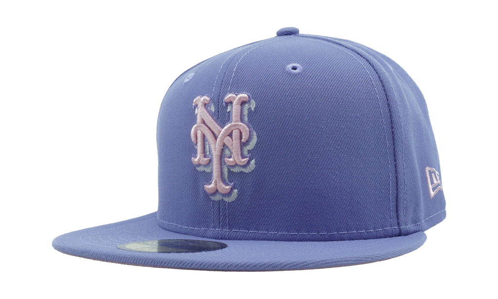 59FIFTY New York Mets 2015 World Series Fitted Hat Lavender NE1070