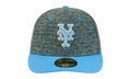59FIFTY New York Mets Three Looms Fitted Hat Tweedy Cotton Radiant Blue NE530