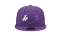 59FIFTY Los Angeles Lakers Team Color Elements Fitted Hat Purple NE1039