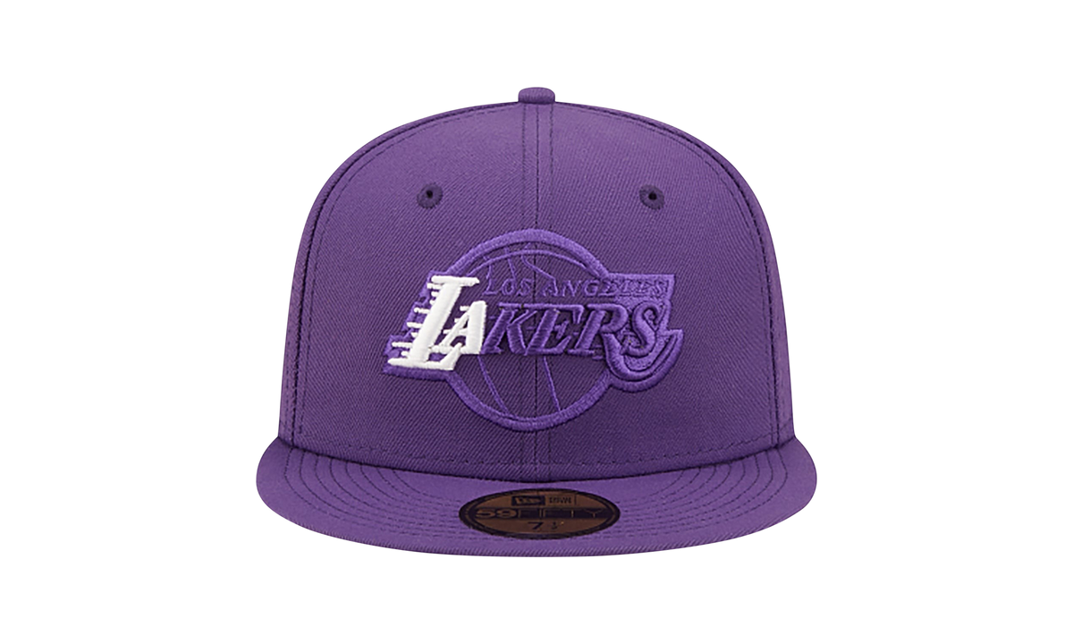 59FIFTY Los Angeles Lakers Team Color Elements Fitted Hat Purple NE1039