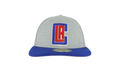 59FIFTY Los Angeles Clippers Low Profile Authentic Fitted Hat Heather Gray / Royal Blue / Grey - Under Brim NE949