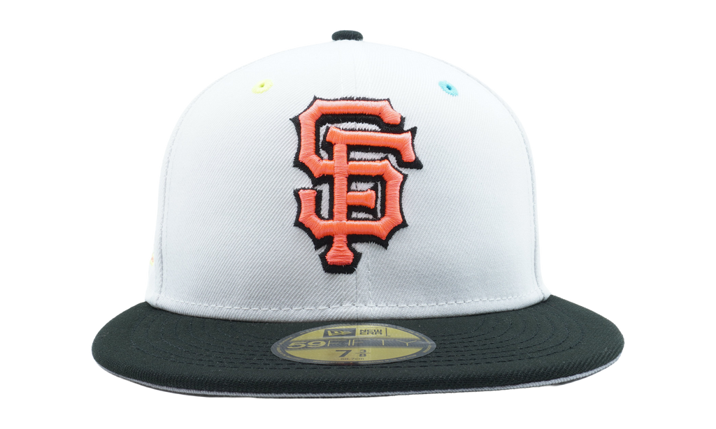59FIFTY San Francisco Giants 2014 World Series Fitted Hat White / Black - Brim / Grey - Under Brim NE832