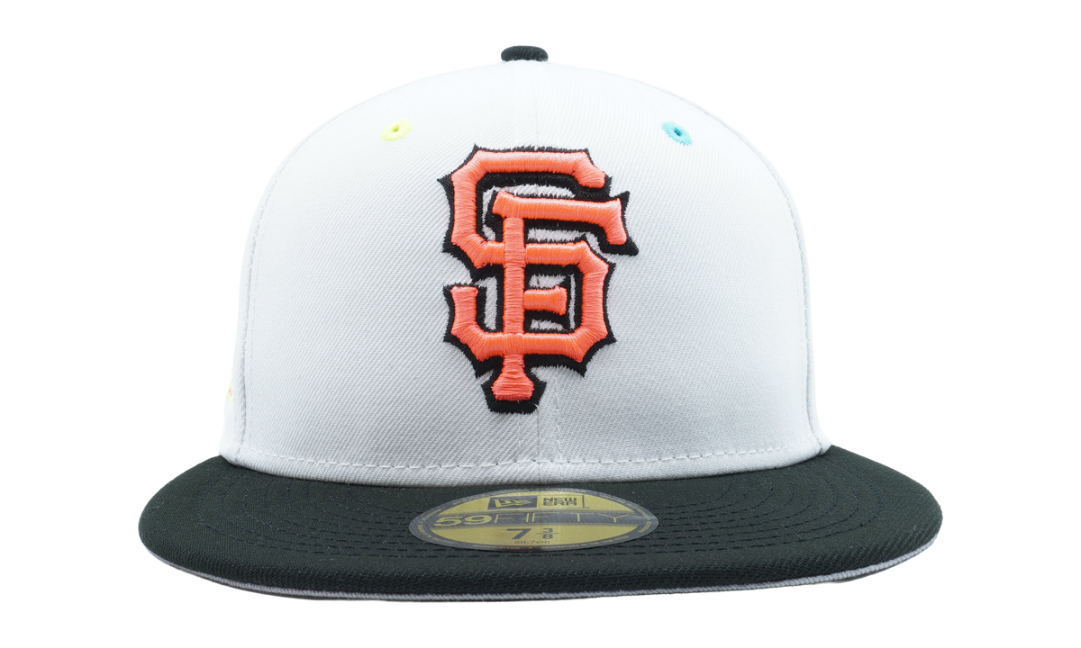 59FIFTY San Francisco Giants 2014 World Series Fitted Hat White / Black - Brim / Grey - Under Brim NE832
