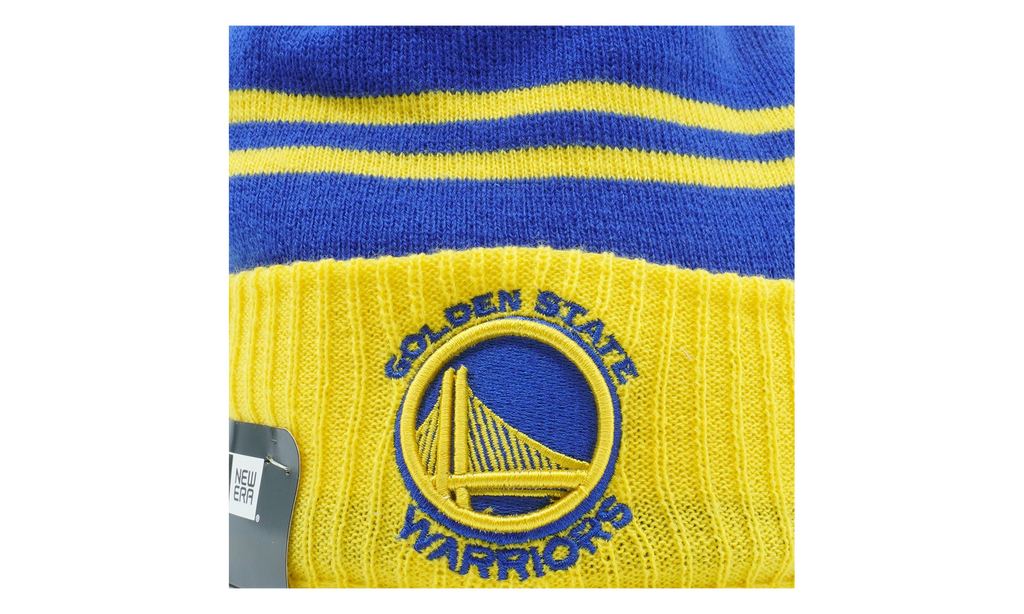 Golden State Warriors Arctic Trim Beanie Blue / Yellow NE1132