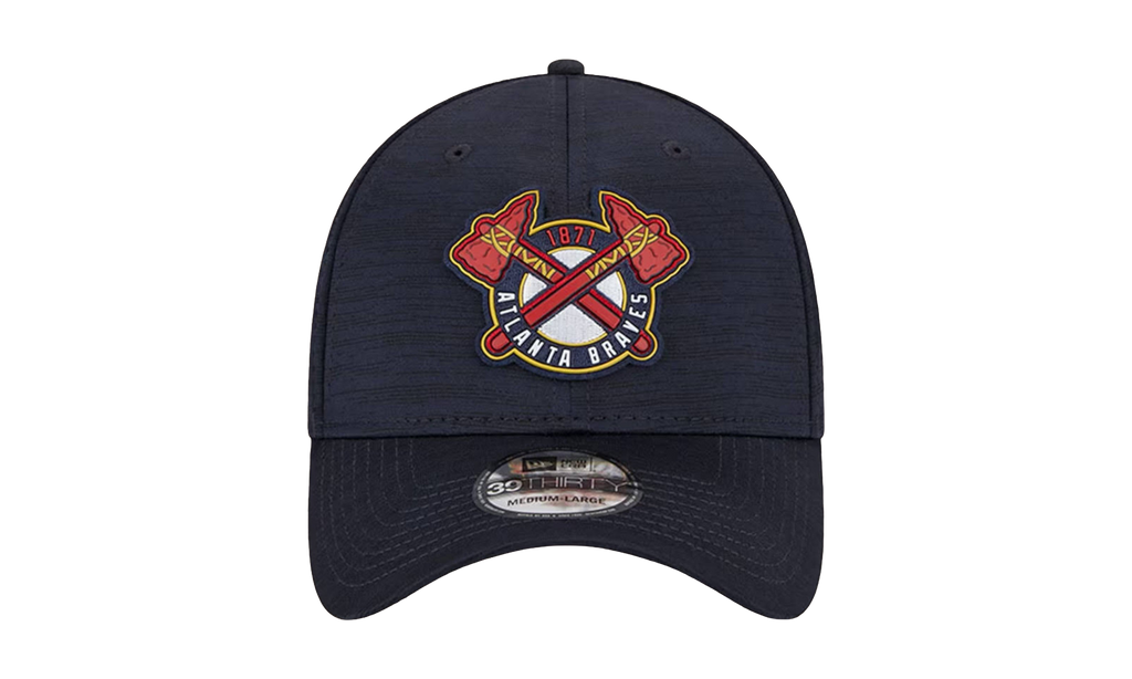 39THIRTY Atlanta Braves Clubhouse Flex Fit Hat Black / Grey - Under Brim NE851