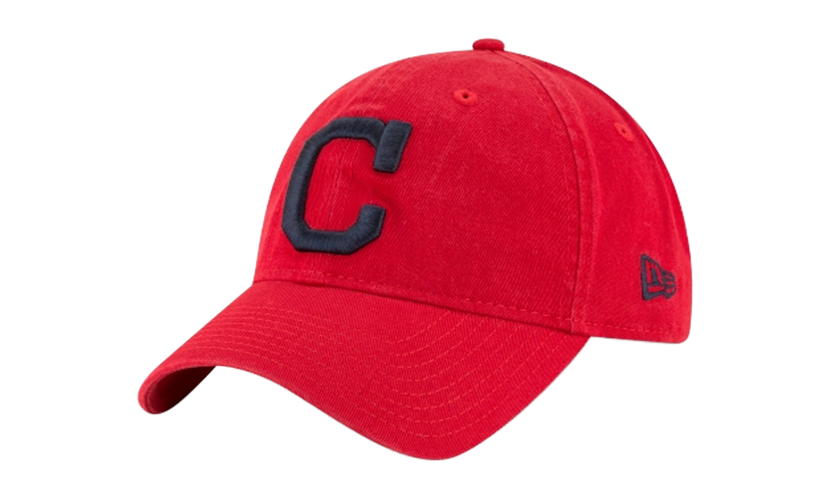 9TWENTY Cleveland Indians Core Classic Adjustable Hat Red NE560