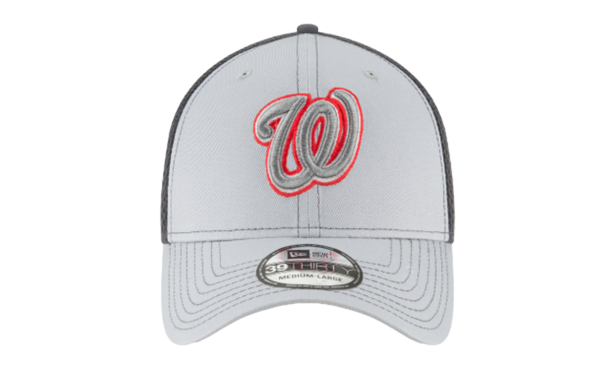 39THIRTY Washington Nationals Neo Flex Fit Hat Grey NE662