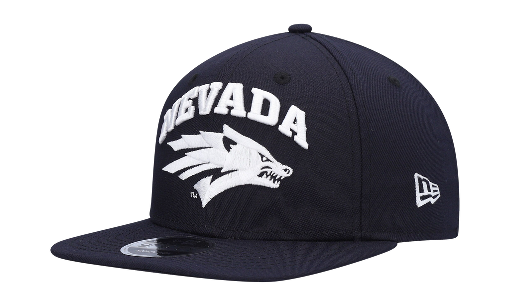 9FIFTY Nevada Wolf Pack Snapback Hat Navy NE1019