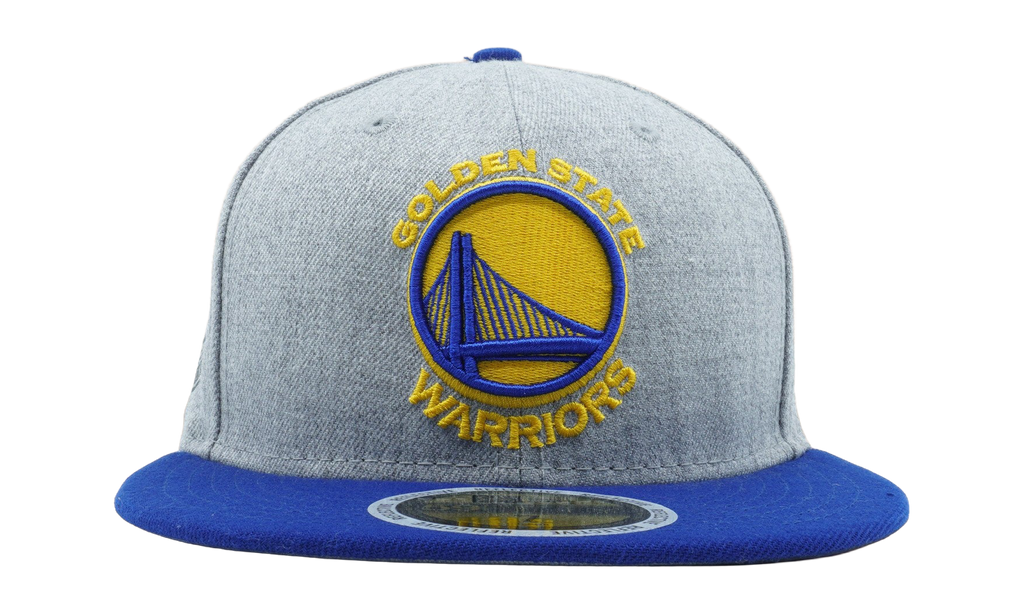 59FIFTY Golden State Warriors Western Conference Fitted Hat Gray Denim / Blue - Brim NE1125