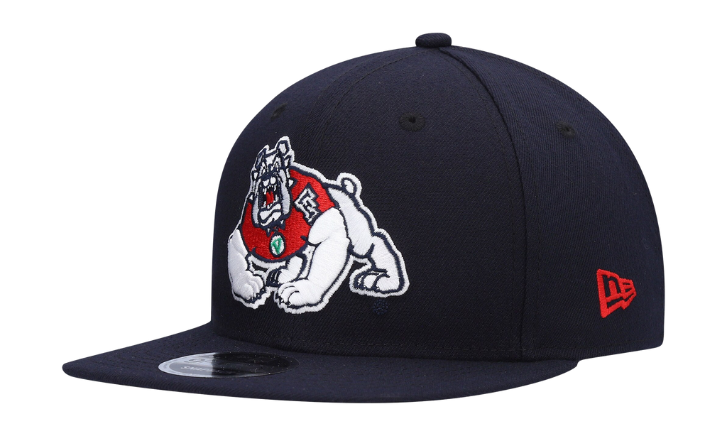 9FIFTY Fresno State Bulldogs Snapback Hat Navy NE1015