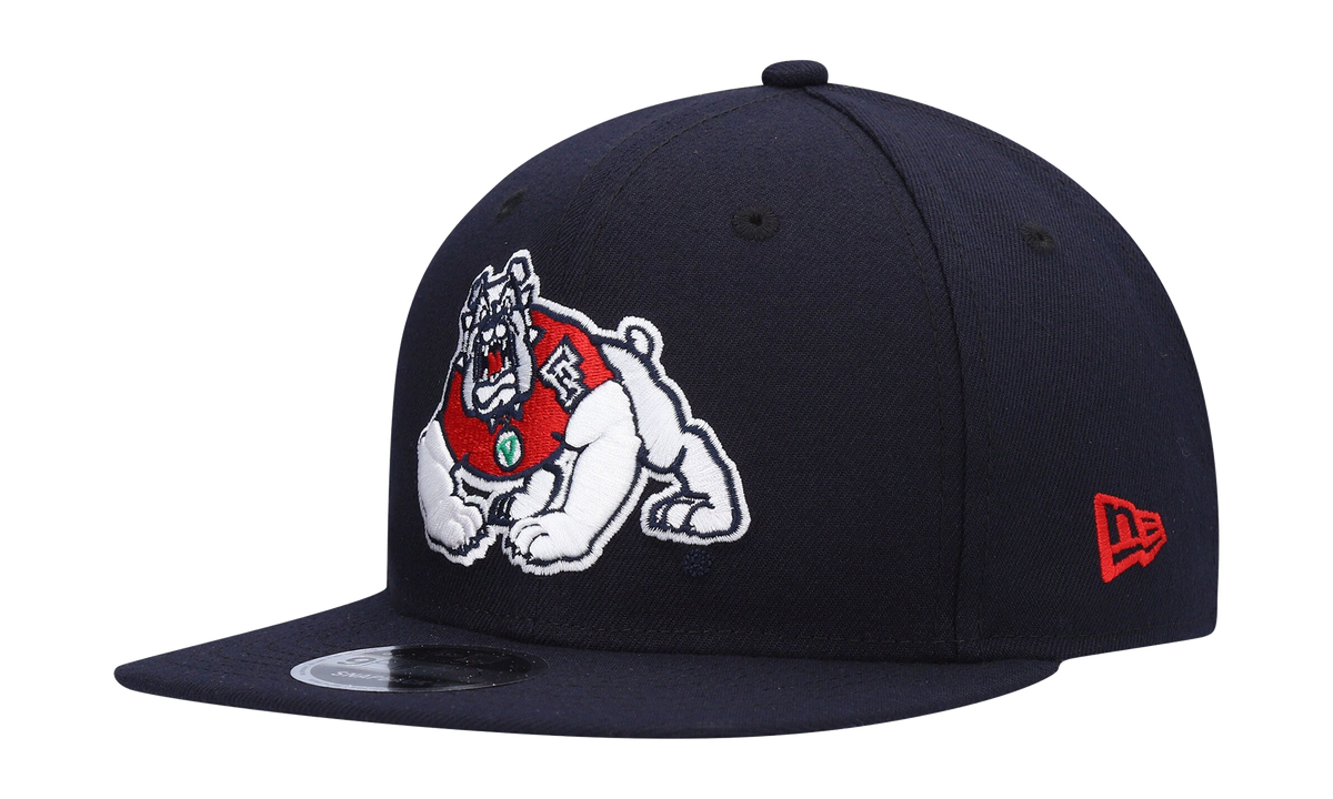 9FIFTY Fresno State Bulldogs Snapback Hat Navy NE1015
