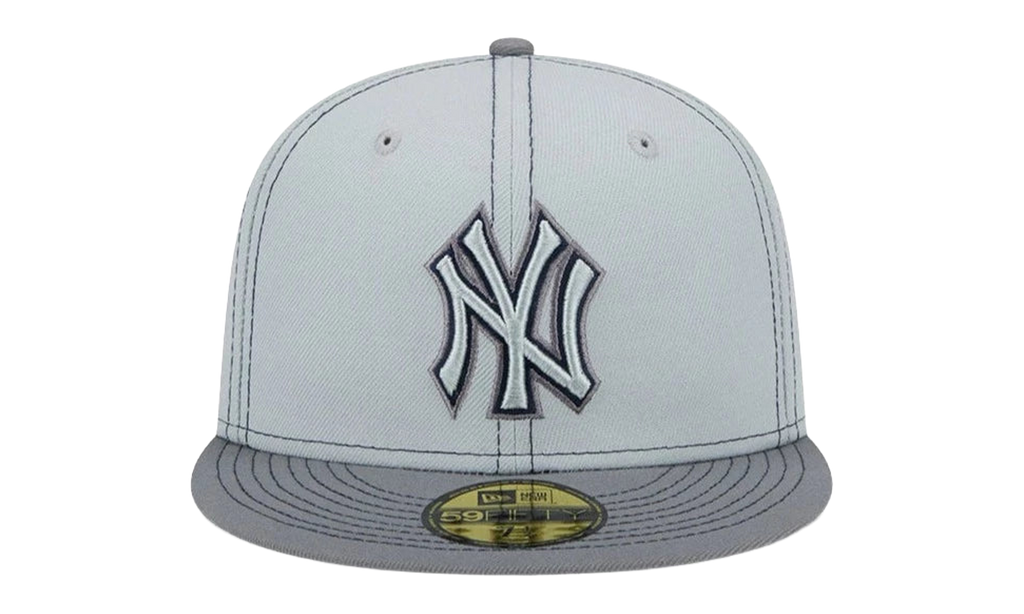 59FIFTY New York Yankees Gray Pop Fitted Hat Gray / Black - Stitch NE881