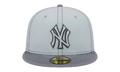 59FIFTY New York Yankees Gray Pop Fitted Hat Gray / Black - Stitch NE881