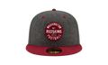 59FIFTY Washington Redskins 1932 Sideline On-Field Fitted Hat Charcoal Grey / Red - Brim NE730