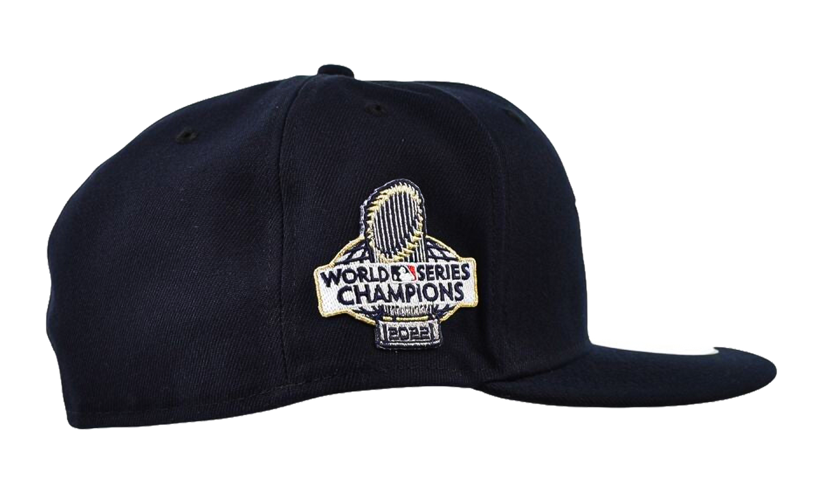 9FIFTY Houston Astros 2022 World Series Champions Strapback Hat Navy NE506