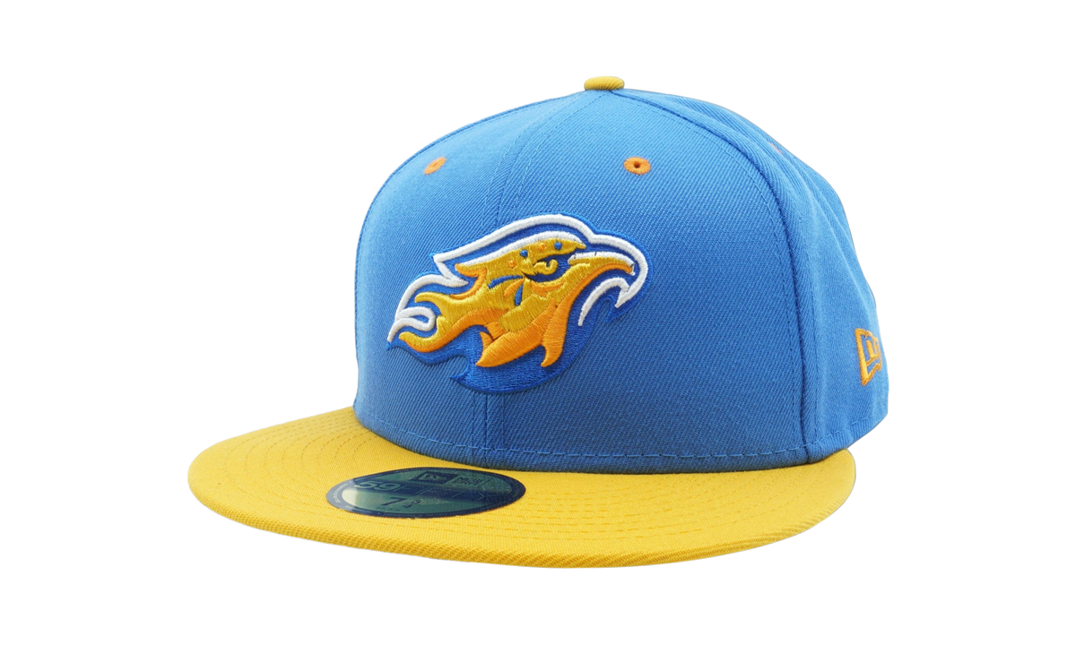 59FIFTY Wichita Wind Surge Rapidos 2019 Fitted Hat Sky Blue / Yellow - Brim NE729