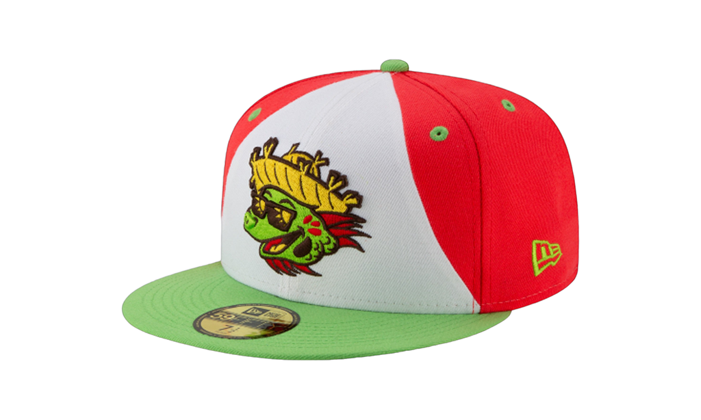 59FIFTY Harrisburg Theme Night 'Senators Playeros' Fitted Hat Red and White / Green - Brim NE746