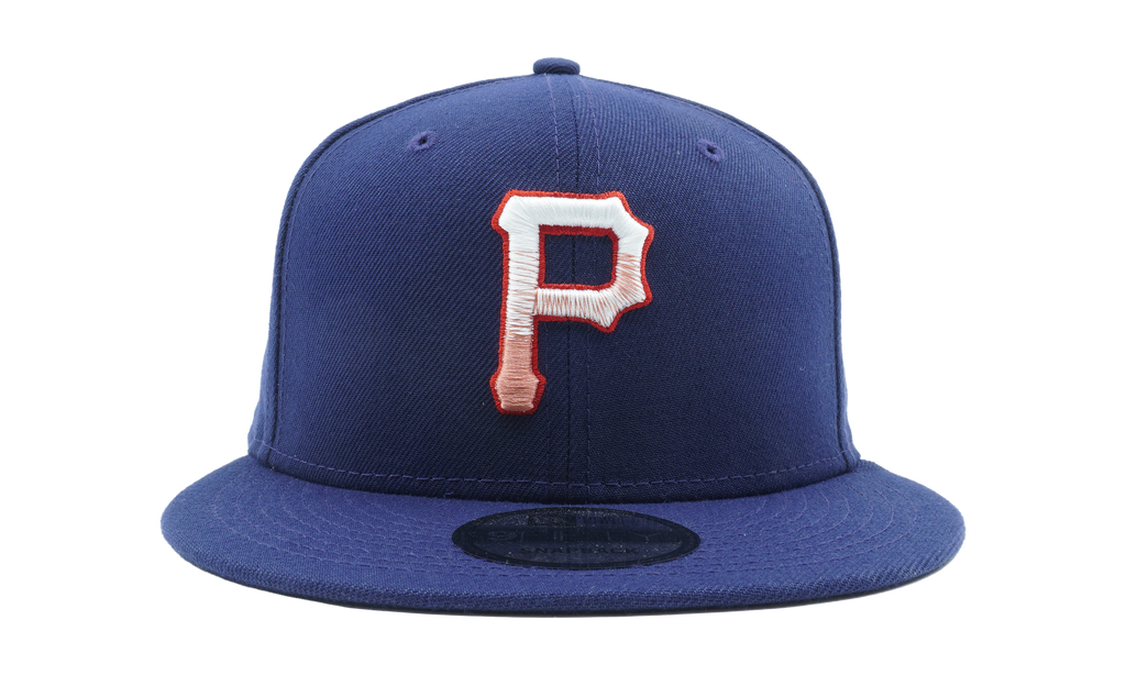 9FIFTY Pittsburgh Pirates Patriot Fade Snapback Hat Navy NE760