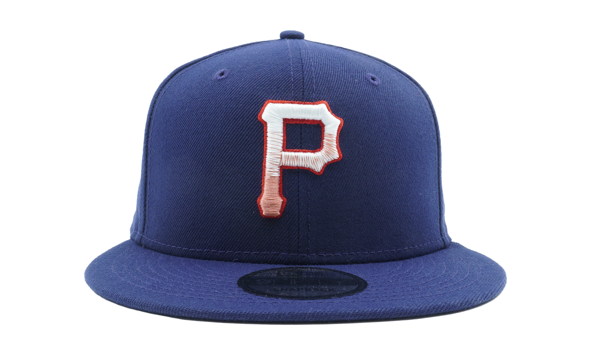 9FIFTY Pittsburgh Pirates Patriot Fade Snapback Hat Navy NE760