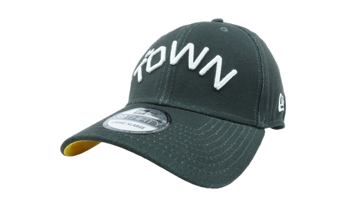 39THIRTY Golden State Warriors 'The Town' Fitted Hat Green / Yellow - Under Brim NE657