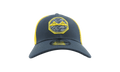 39THIRTY Golden State Warriors 2018 City Series Stretch Fit Hat Light Gunmetal / Yellow NE700