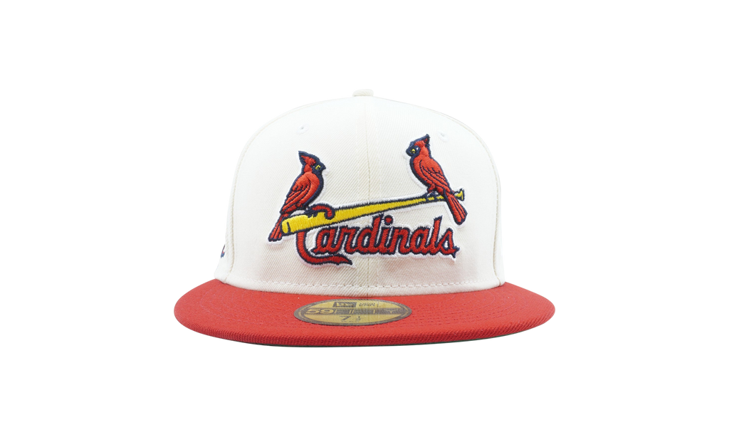 59FIFTY St. Louis Cardinals 125th Anniversary Fitted Hat Cream / Red - Brim NE1062