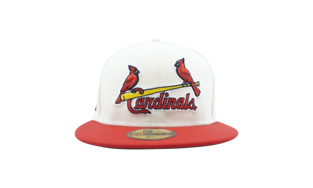 59FIFTY St. Louis Cardinals 125th Anniversary Fitted Hat Cream / Red - Brim NE1062