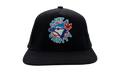 Blue Bird Snapback Hat Black SV032