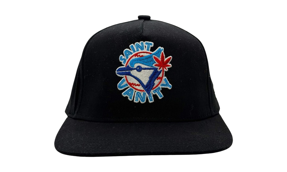 Blue Bird Snapback Hat Black SV032
