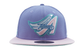 59FIFTY Anaheim Angels 50th Anniversary Fitted Hat Lavender / Pink - Brim NE1083