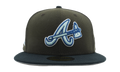 59FIFTY Atlanta Braves 2000 All Star Game Fitted Hat Walnut / Black - Brim NE1101