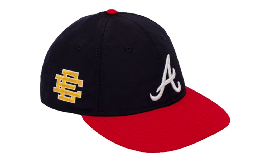 59FIFTY MLB NY19 ATLANTA BRAVES FITTED HAT ERIC EMANUEL - Navy/ Red EE418